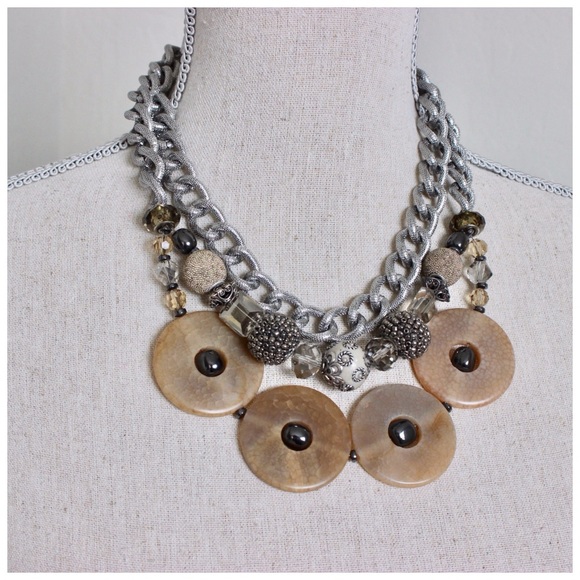 Agate Crystals Necklace - Picture 6 of 8